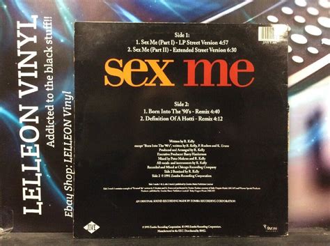 R Kelly Sex Me Teile I And Ii 12 Zoll Single Vinyl Jivet346 A1b1 Randb