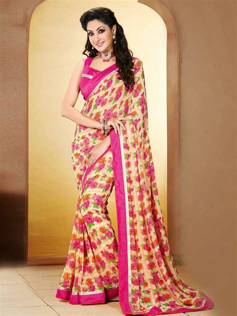 Printed Saree Trend 2015 ~ Fashions Clicks