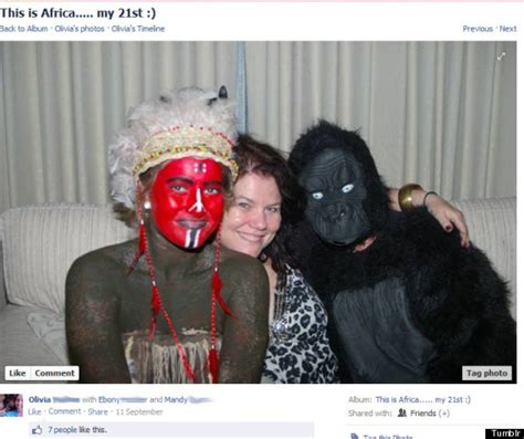 This Is Africa Party Hosted By Australian 21st Birthday Girl Gets Horribly Racist Pictures