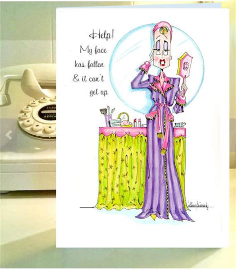 Women Humor Greeting Cards Funny Women Birthday Funny Women Etsy