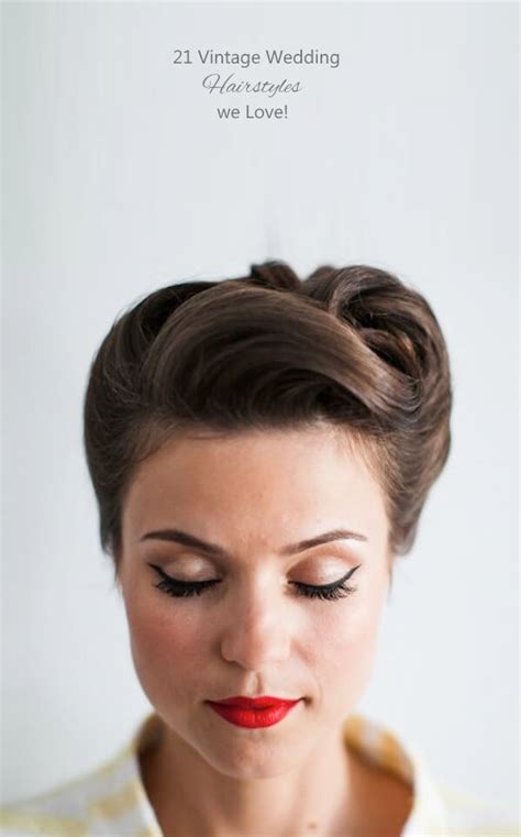 21 Vintage Wedding Hairstyles That Embody Elegance Weddingsonline