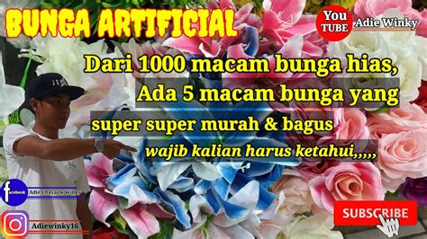 Efek glamor biasanya dihadirkan melalui hiasan dari kristal atau swarovski sebagai dekorasi pelaminan, misalnya. BUNGA HIAS ARTIFICIAL TERMURAH SEINDONESIA - YouTube