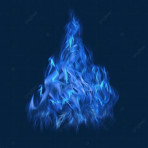 Efecto De Combustión De Luz De Fuego Azul Png Azul Fuego Color Png