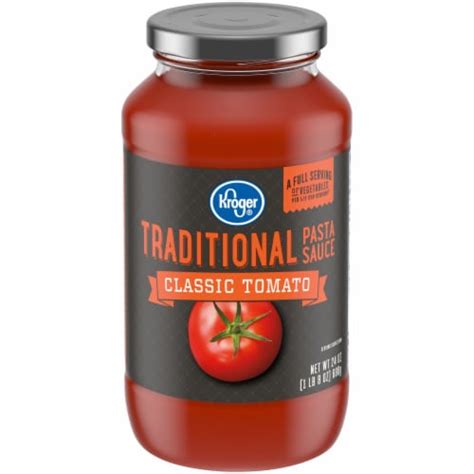 Kroger® Classic Tomato Traditional Pasta Sauce 24 Oz Foods Co