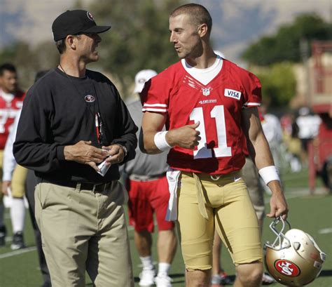 Alex Smith An Expert In Jim Harbaughs System Clicking With Randy Moss
