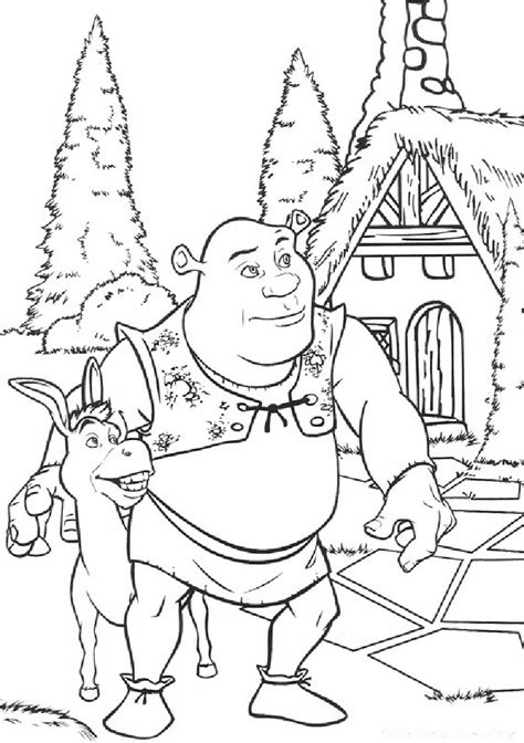Free Printable Shrek Coloring Pages For Kids