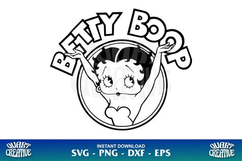 Classic Betty Boop Svg