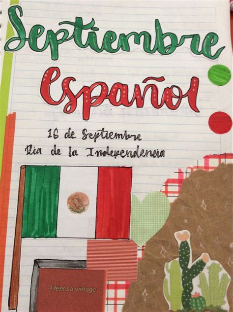 An Open Notebook With Spanish Writing On The Front And Back Cover In