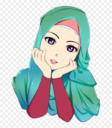 Muslim Anime Girl Drawing