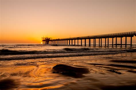 Goldenfolio Photography La Jolla Scripps Pier Sunset