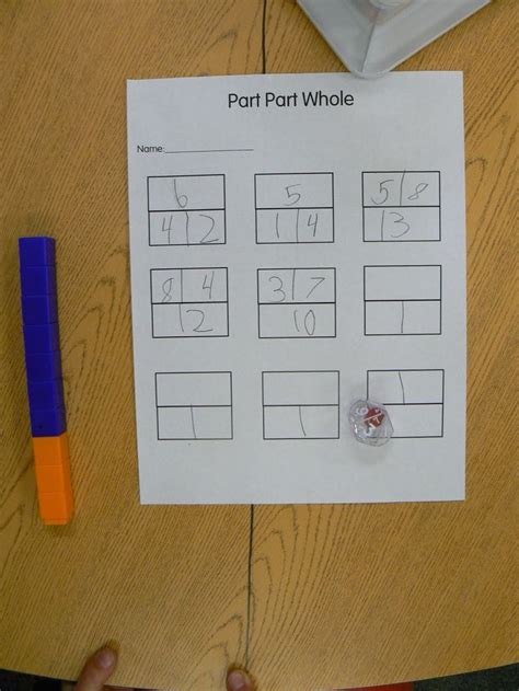 This is one of those first grade math games that can be. Mrs. T's First Grade Class: Part Part Whole Dice Game ...