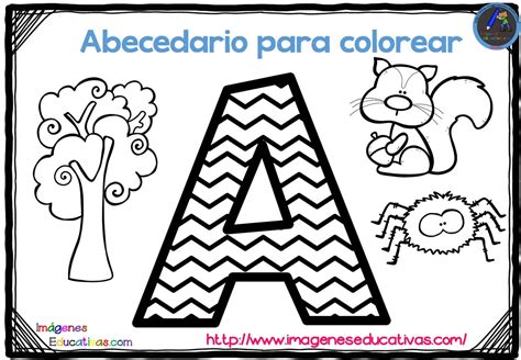 Abecedario Para Colorear Listo Para Descargar E Imprimir Zig Zag 1