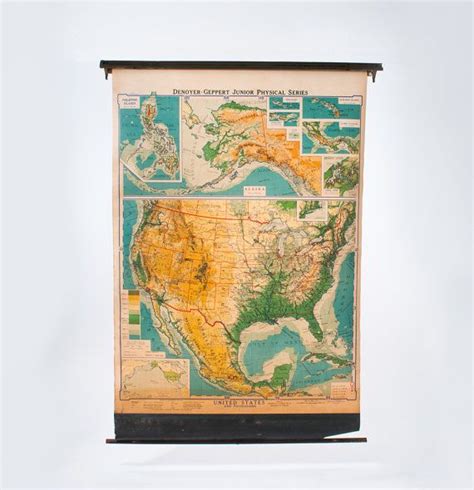 Reserved Please Do Not Buy Etsy Vintage Map Vintage Wall Hanging