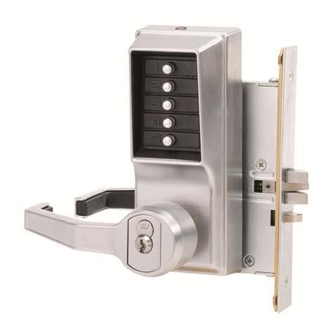 Simplex 8100 Series Push Button Lock Commercial Door Handles At