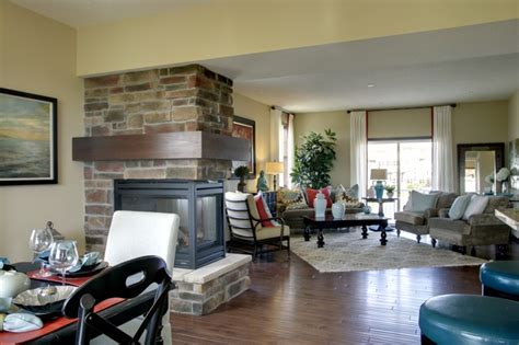 Model Home Living Room Eclectic Living Room