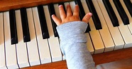 La posición de la mano en el piano