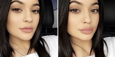 Kylie Jenners Instant Lip Pluming Trick Is Kinda Genius