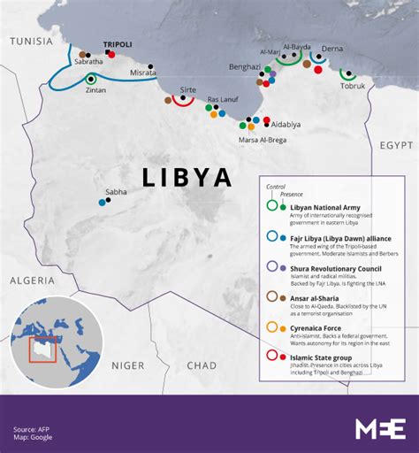 Libya Crisis Territory Control Middle East Eye