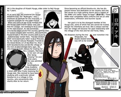 Naruto Aki Hyuga Oc Sheet By Thirdecho On Deviantart Naruto Shippuden Characters Naruto