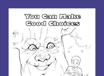 coloring page  teaching good choices  habits  happy kids pinterest