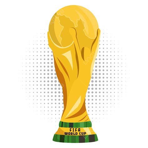 Football World Cup Golden Trophy World Cup Trophy Footbal Golden Trophy Png And Vector With