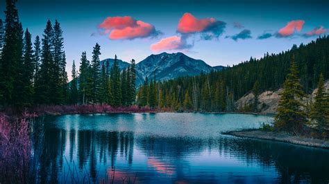 Mount Lorette Ponds Landscape 5k Wallpapers Hd Wallpapers Id 29902