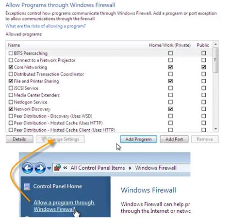How To Allow Programs And Ports To Pass Through Windows Firewall