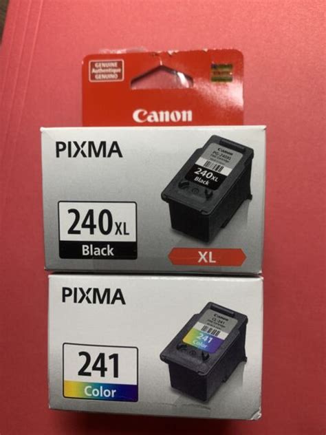 Canon Pg 240xl Black Cl 241 Color Ink Cartridge Combo For Sale Online