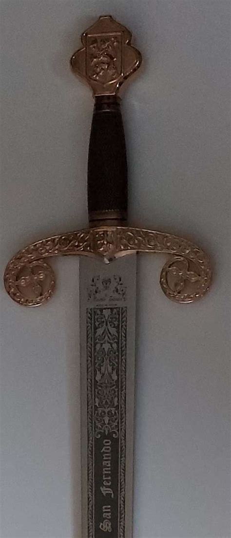 Deluxe San Fernando Sword By Marto Of Toledo Spain Toledo Swords