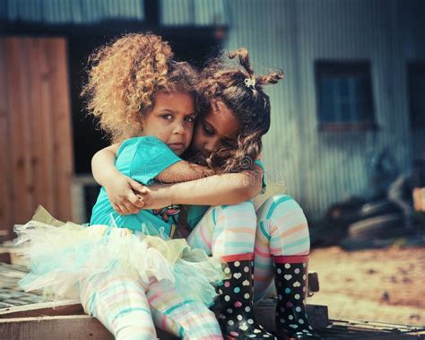 Sisters Comforting Each Other Royalty Free Stock Photos Image 30797008