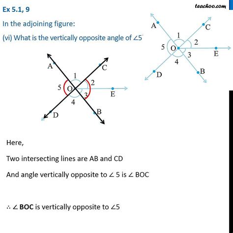 Question In The Figure I Is Angle Adjacent To Ii Is AOC