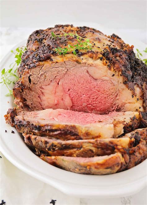 Because this is a large piece of beef, it will need. How to Make PERFECT Prime Rib (Seasoned with Garlic) | Lil ...