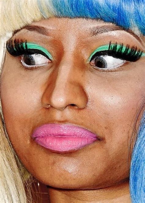 Wth Nicki Minaj Makeup Fails Bad Makeup Celebrity Makeup