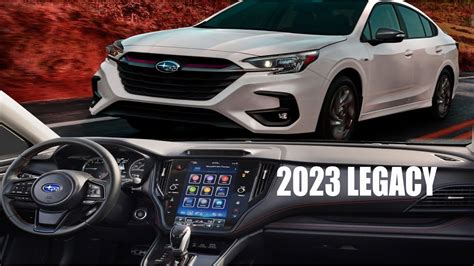 Official The 2023 Subaru Legacy Redesigned Is Getting Upgraded Tech
