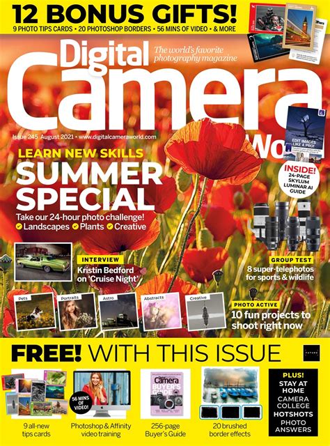 Digital Camera World Magazine August 2021 Subscriptions Pocketmags