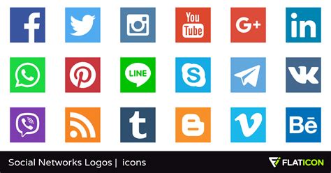Social Networks Logos 30 Free Icons Svg Eps Psd Png Files