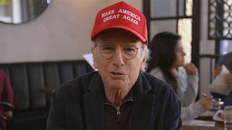 Hbos Larry David Wears Maga Hat Its A Great People Repellent