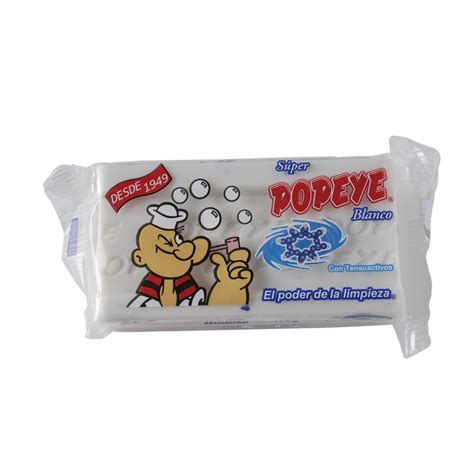 Popeye Jabon Super Blanco 170 Gr Lagos Distribuidores