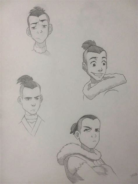 Some Sokka Sketches Rthelastairbender