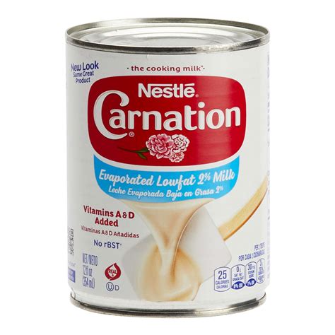 Carnation Lowfat 2 Evaporated Milk 12 Fl Oz Can Canned And Powdered