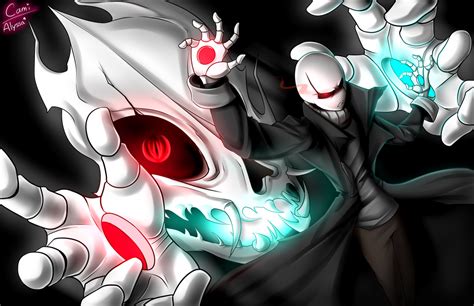 Gasters New Special Attack Duality Collab By Camilaanims On Deviantart