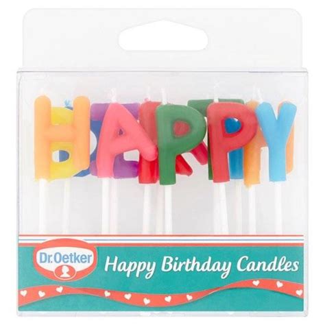 Dr Oetker Happy Birthday Candles Birthday British Kellys Expat