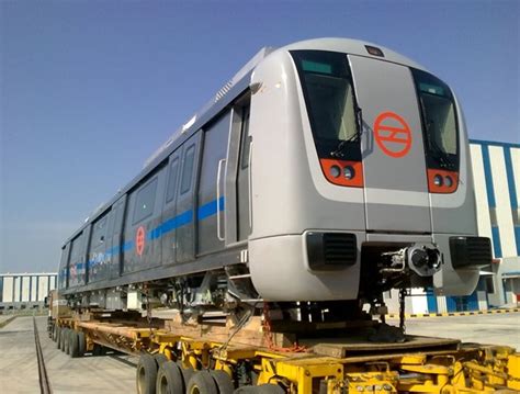 Bombardier Delivers First Of 162 New Coaches To Delhi Metro The Metro
