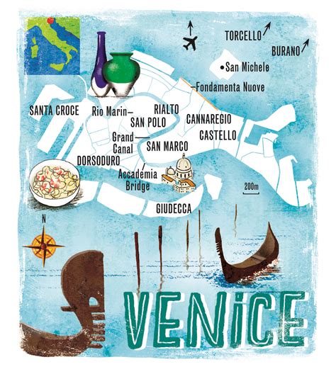 Venice Map By Scott Jessop In The December 2012 Issue Of The Sunday