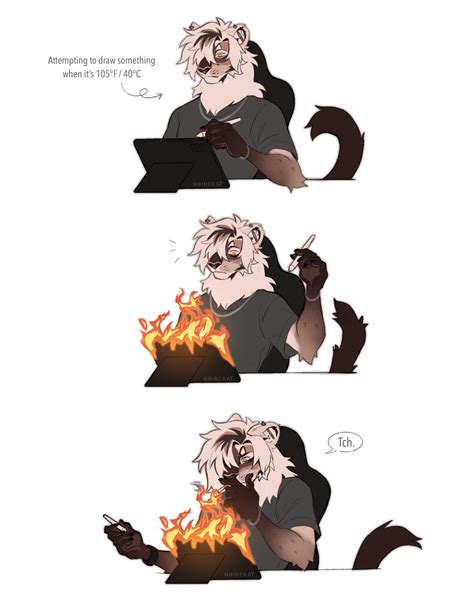 🔥rant And Art🔥 On Twitter Tfw When The Ipad Is Overheating🫠