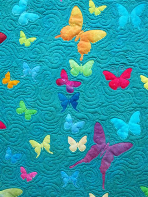 Appliqued Butterfly Quilt Butterfly Quilt Pattern Applique Quilts