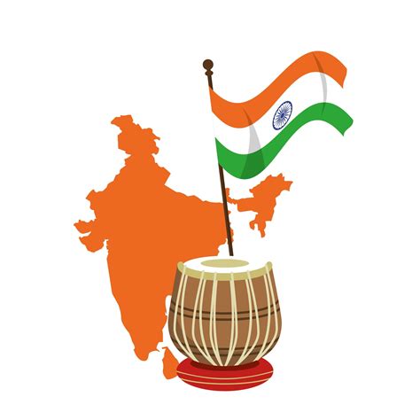 India Independence Day Emblems Cartoons 1545962 Vector Art At Vecteezy