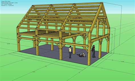 Do It Yourself Timber Frame Plans How To Build Diy Blueprints Pdf