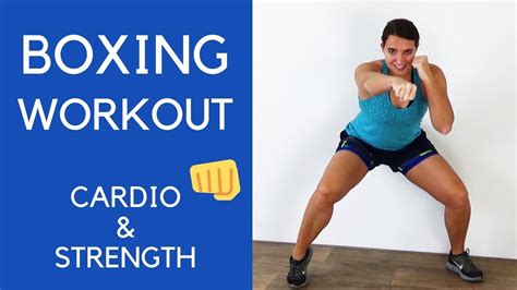 40 Minute Boxing Workout At Home For Weight Loss Strength And Cardio