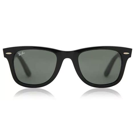 4.8 / 5 (5) | 100% of customers recommend this product. Ray-Ban Classic RB2140 Black Wayfarer Glossy Paragon - Men ...